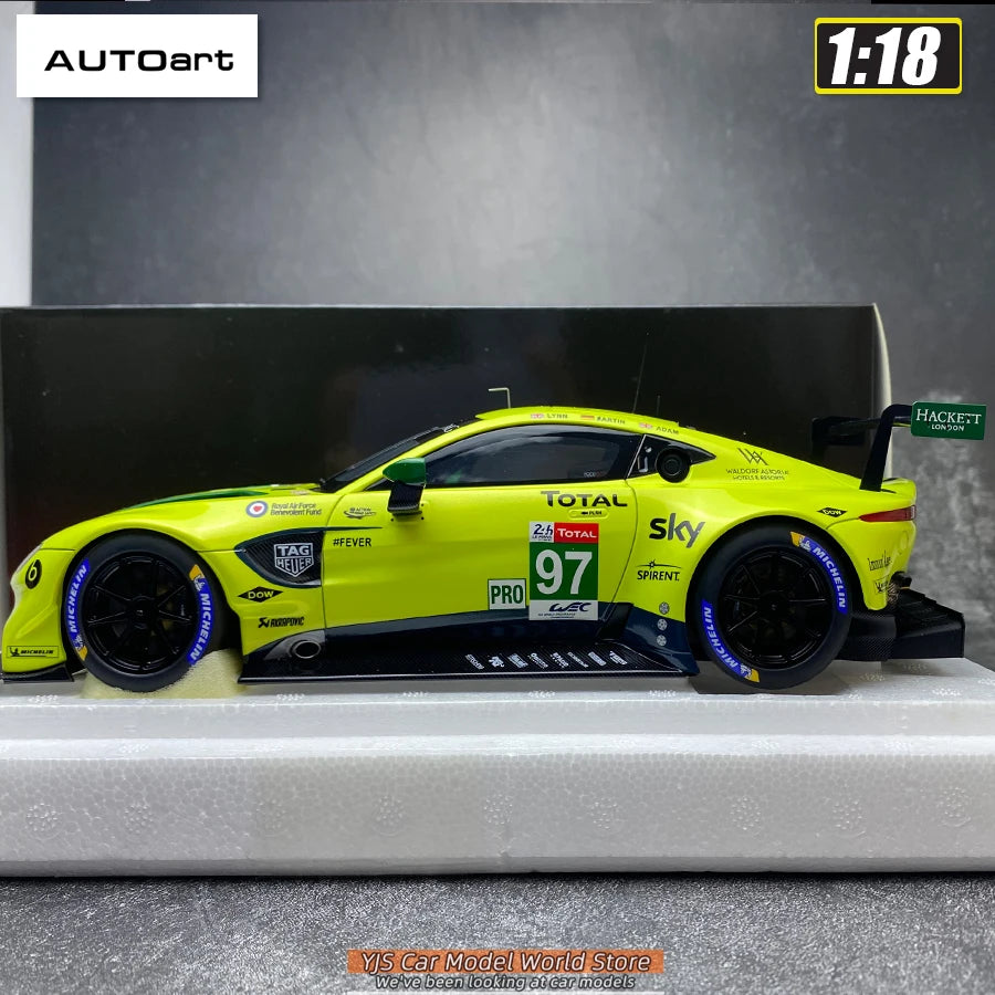 AUTOart 1/18 SCALE Aston Martin Vantage GTE Le Mans Pro 2018 Car model Static collection Furniture for display