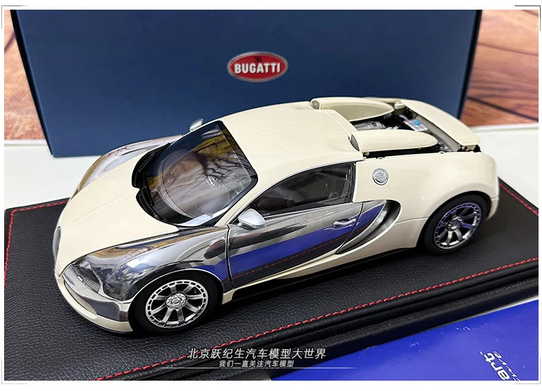 AUTOART 1:18 Bugatti  Veyron Sports car alloy car model plated interphase  Personal collection gift Compan