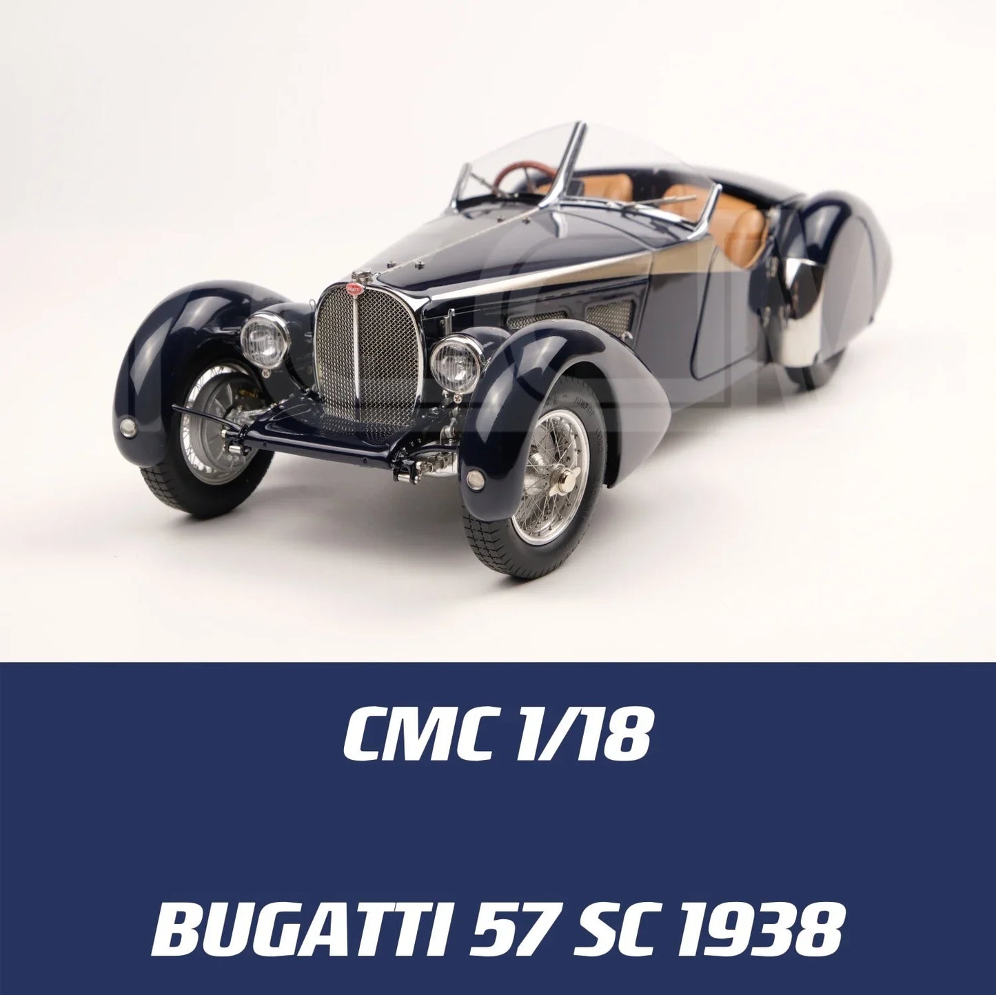 CMC 1:18 57SC 1938 Convertible Simulation Limited Edition All Open Alloy Metal Static Car Model Toy Gift