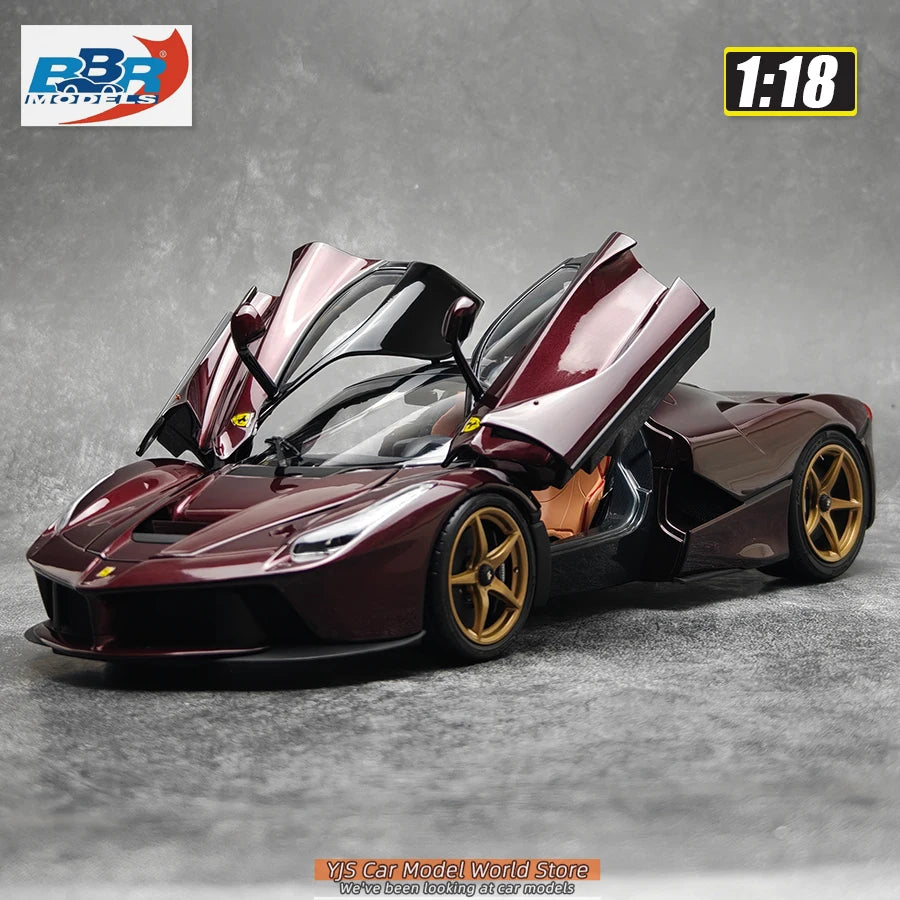 BBR  Die-casting model 1/18 LaFerr  Car model Static Ornament Holiday Gift Collection