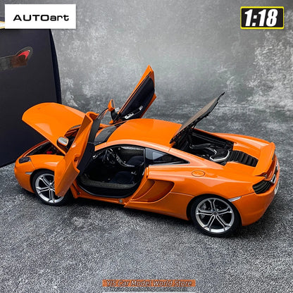 AUTOART Diecast car model 1/18McLaren MP4-12C Static display car models  Collect festival gifts