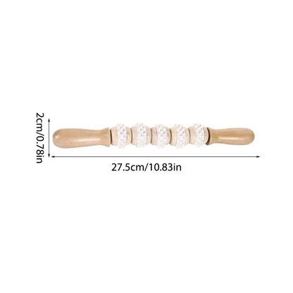 Wooden Massage Roller Stick Fat Loss Body Sculpting Massage Tools Meridian Relaxation Promote Blood Circulation