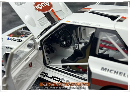 AUTOART 1/18 Audi Sport Quattro S1 Pikes Peak 1987 #1  Racing car model Car model Static ornament Collect Metal material
