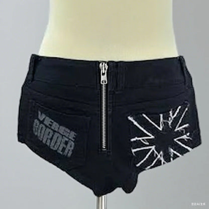 Fashion Y2K Baggy Pants Women's Cartoon Embroidery Loose Wide Leg Jeans Streetwear Aesthetic Casual Trousers