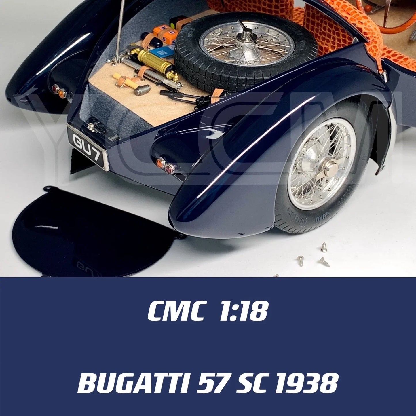 CMC 1:18 57SC 1938 Convertible Simulation Limited Edition All Open Alloy Metal Static Car Model Toy Gift