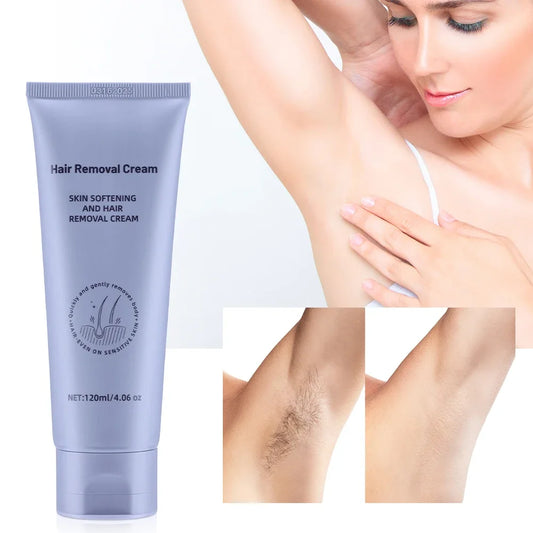 Body Hair Removal Cream Sensitive Skin Painless Effective Hair Removal Cream for Hand Legs and Bikini Area Armpit Mild Formula