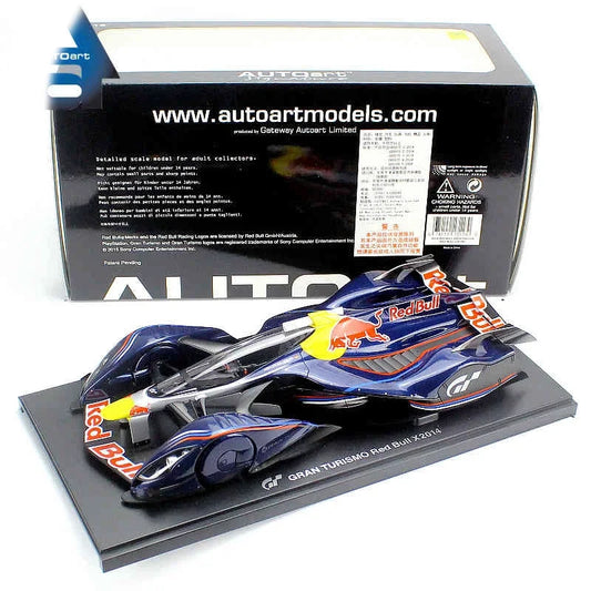 AUTOART 1/18 Gran Turismo Red Bull X2014 Formula 1 (F1) Concept Racing Car Model