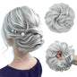 Synthetic Messy Hair Bun Extensions Big Curly Elastic Hair Scrunchies Hairpieces Chignon Donut Updo Hair Pieces for Women