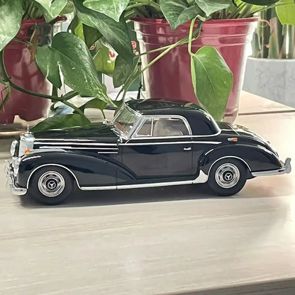 1:18 Benz Convertible Car Model Die-cast Alloy Collection 300 Sc Cabriolet 1957 & Coupe 1955 The Paint Defective