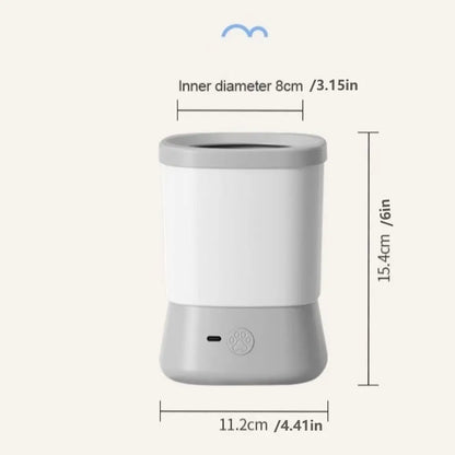 Removable Design Automatic Pet Foot Washer Intelligent Cleaning Electric Powered Pet Paw Cleaner Usb Charging Intelligence