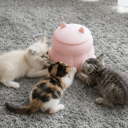 Silicone Pet Nursing Bottle Anti-Slip Bionic Nipple Pet Milk Feeder Multi-Nozzle Bite Resistant Dog Drinking Bottle