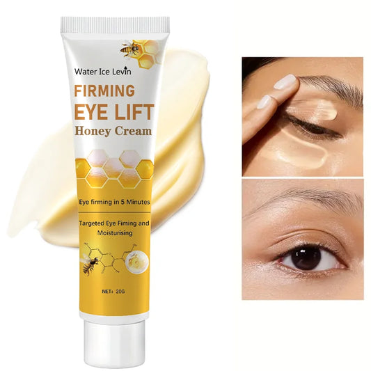 Firming Eye Lift Honey Cream with Retinol & Niacinamide, Firms, Brightens & Moisturizes Eye Area, Gentle for All Skin Types
