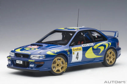AUTOART Die-cast car model 1/18 Subaru Impreza WRC Rally of Monte Carlo  Static display car models