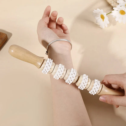 Wooden Massage Roller Stick Fat Loss Body Sculpting Massage Tools Meridian Relaxation Promote Blood Circulation