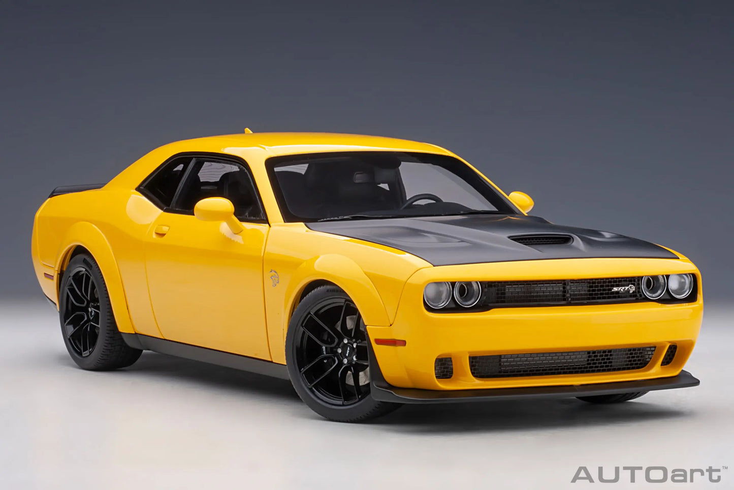 AUTOart 1/18 Dodge Challenger SRT 2023 Hellcat Widebody 2018 Car model Static model sports car birthday gift