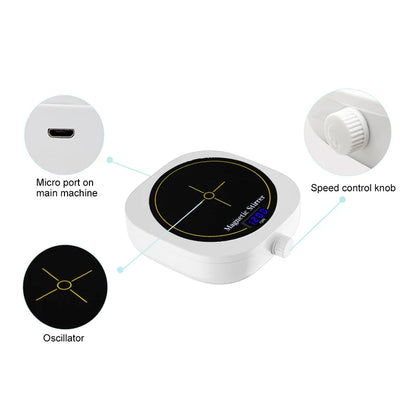 WESTTUNE Digital Display Magnetic Stirrer Laboratory Magnetic Mixer Portable Liquid Stirrer Plate with Stir Bar 200-2000 RPM