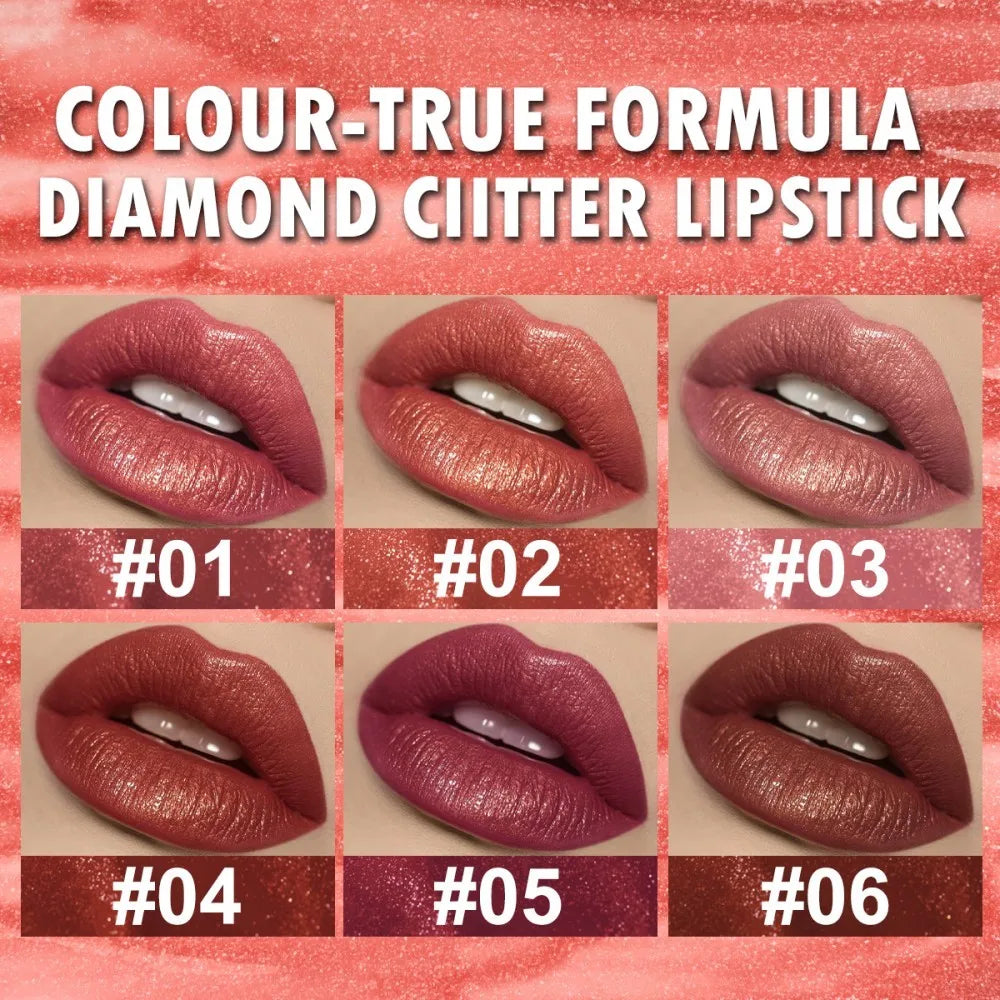 6-Color Matte Moisturizing Lipstick Without Filling Cup Long Hanging Velvet Finish Smooth Matte Lip Color Waterproof