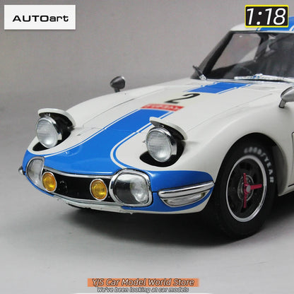 Autoart diecast model 1/18 2000 GT 1967 #2 Static Ornament Holiday Gift collection