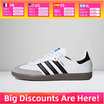 adidas Originals Samba OG Minimalist, Stylish, Versatile Everyday Casual Breathable Low-Top Sneakers Unisex B75806