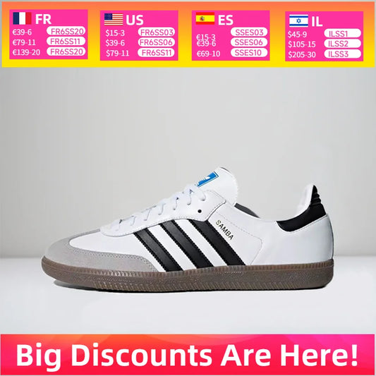 adidas Originals Samba OG Minimalist, Stylish, Versatile Everyday Casual Breathable Low-Top Sneakers Unisex B75806