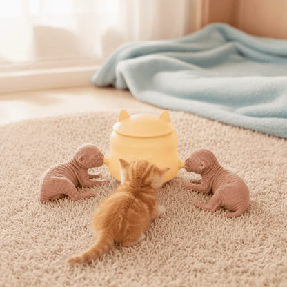 Silicone Pet Nursing Bottle Anti-Slip Bionic Nipple Pet Milk Feeder Multi-Nozzle Bite Resistant Dog Drinking Bottle
