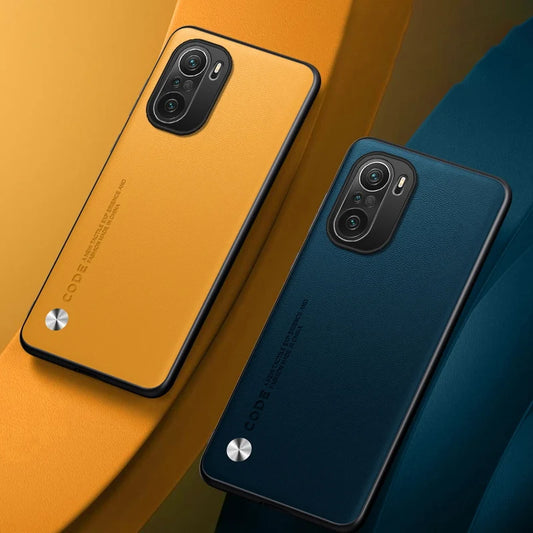 Luxury PU Leather Case For Xiaomi Mi 11i Poco F3 Matte Cover Silicone Full Protection Phone Case For Redmi K40 Pro Plus Coque