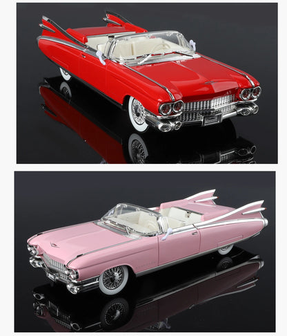 Retro luxury 1:24 convertible sports car alloy model, exquisite desktop ornaments, best collection for car model enthusiasts