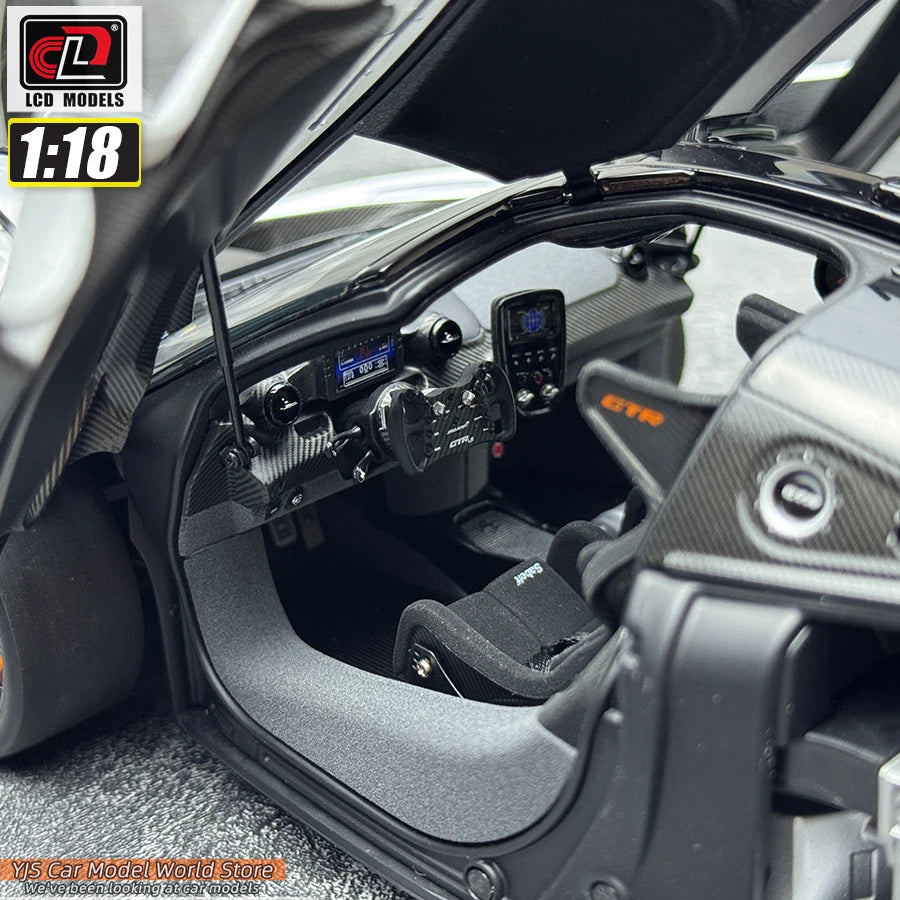 LCD Diecast car model 1:18 McLaren Senna GTR car model metal static display collection