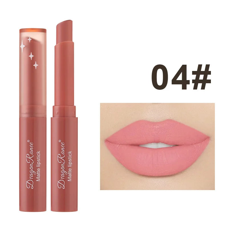 Nude Matte Waterproof Lipstick – Long‑Lasting Velvet Lip Cosmetics for Women