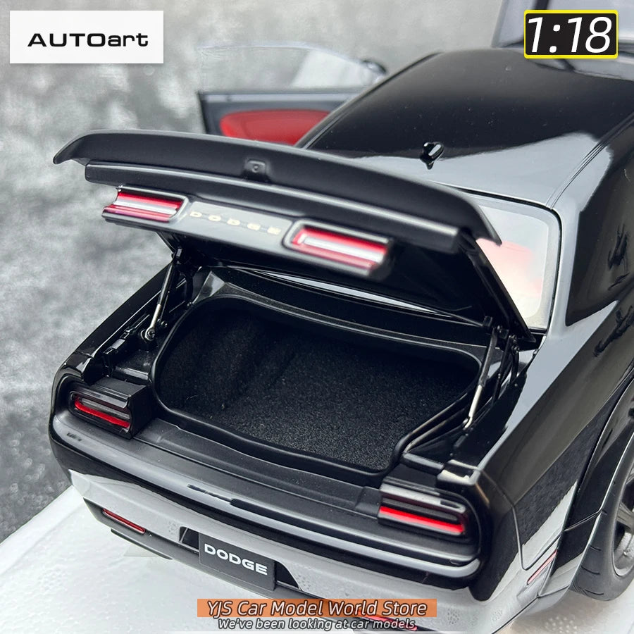 AUTOart 1/18 Dodge Challenger SRT 2023 Hellcat Widebody 2018 Car model Static model sports car birthday gift