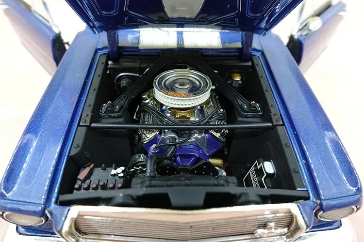 1:18 Diecast Cobra Shelby 1966 GT 350 Alloy Full Open Car Model Vehicles Car Boys Toy Gifts Collection