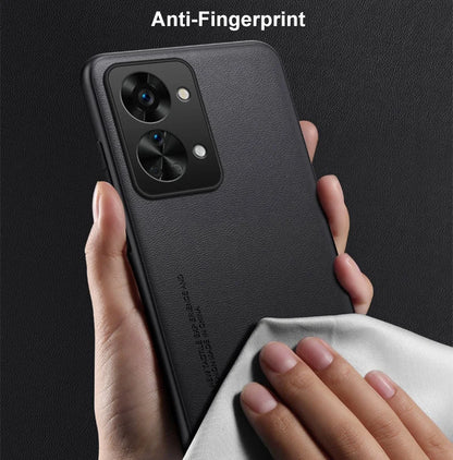 Luxury PU Leather Case For OnePlus Nord 2T Back Cover Matte Silicone Full Protection Phone Case For One Plus Nord 2T 5G Nord2T