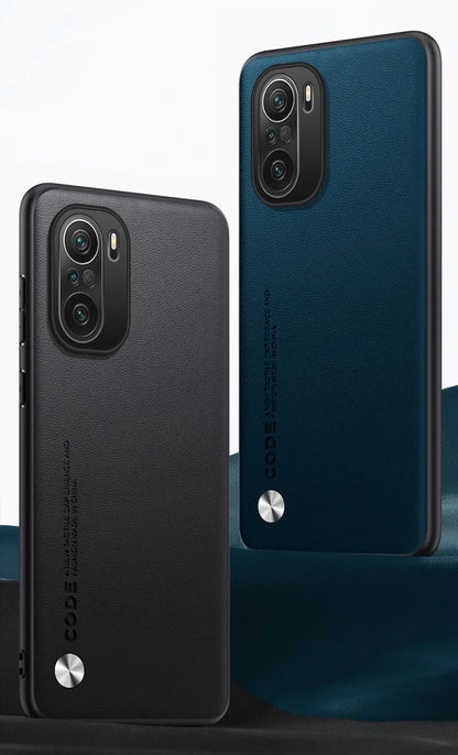 Luxury PU Leather Case For Xiaomi Mi 11i Poco F3 Matte Cover Silicone Full Protection Phone Case For Redmi K40 Pro Plus Coque
