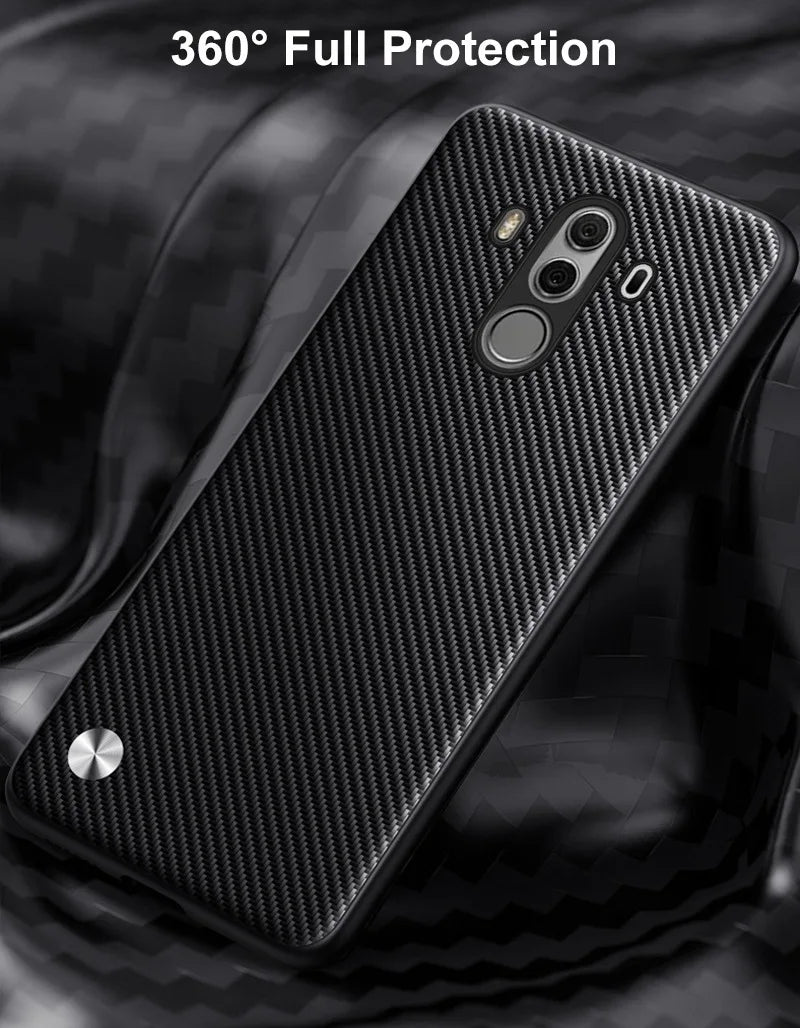 Luxury PU Leather Case For Huawei Mate 10 Pro 10Pro Back Cover Silicone Full Protection Phone Case For Huawei Mate 9 Mate9