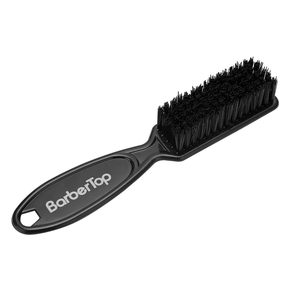 Soft Hair Cleaning Brush Barber Plastic Handle Retro Neck Duster for Salon Hairdressing Styling Tool to Remove Comb Breaks