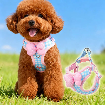 New Dog Harness  Air Cushion Breathable Soft Mesh Cat Vest Adjustable No-Pull Pet Harness for  Small Medium Large Dogs Puppies