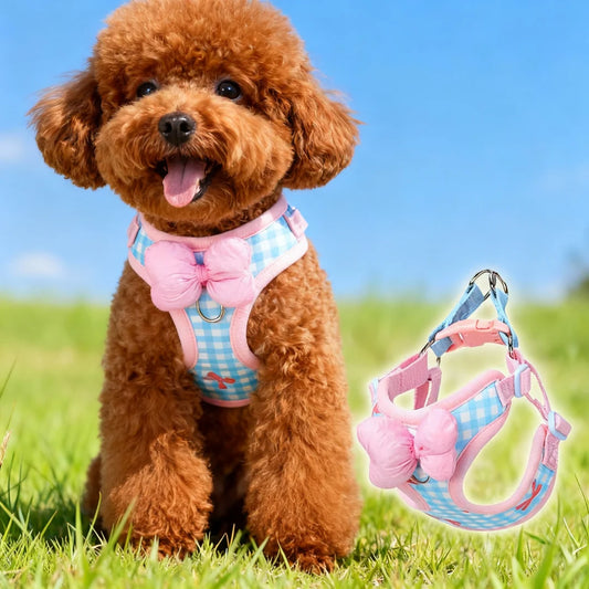 New Dog Harness  Air Cushion Breathable Soft Mesh Cat Vest Adjustable No-Pull Pet Harness for  Small Medium Large Dogs Puppies