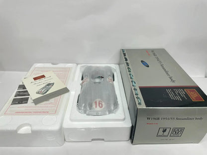 CMC 1:18 W196R 1954 #16 Simulation Limited Edition All Open Alloy Metal Static Car Model Toy Gift