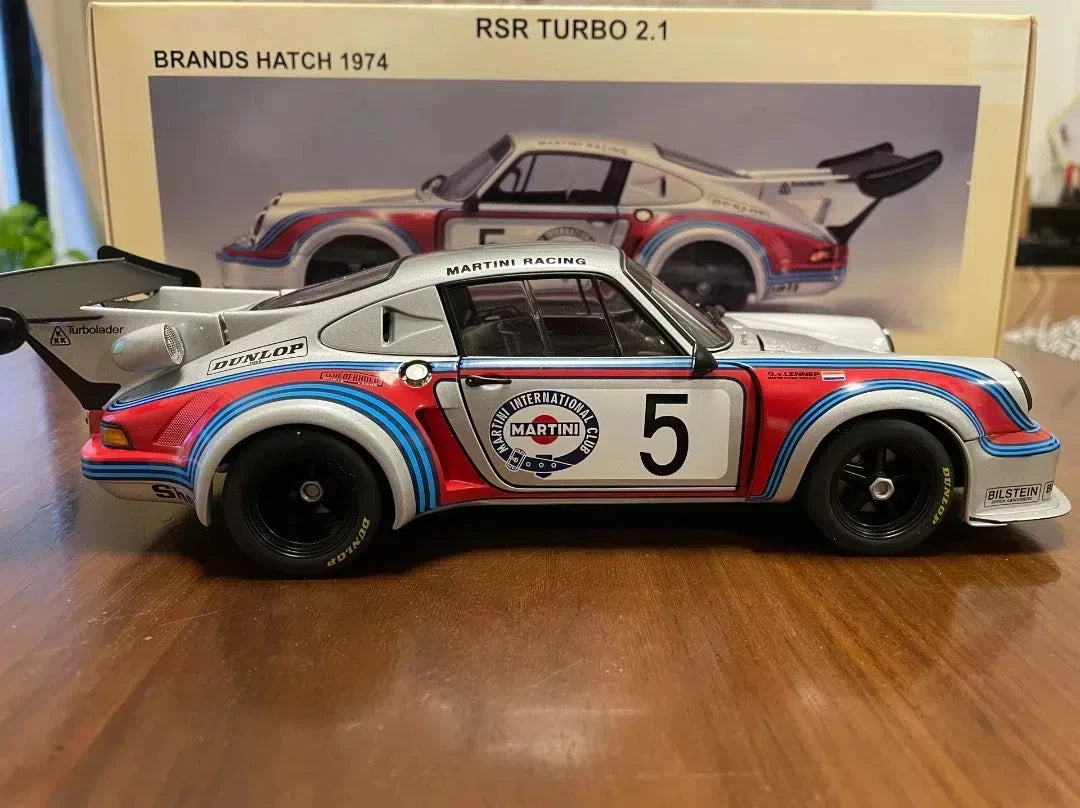 Autoart 1:18 RSR Turbo 2.1 1974 #5 #9 Simulation Limited Edition All Open Alloy Metal Static Car Model Toy Gift