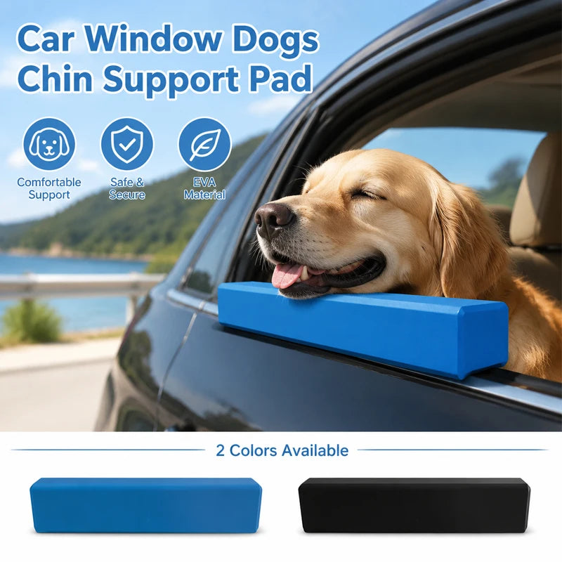EVA Car Window Dogs Chin Support Pad Soft Dogs Car Window Edge Chin Holder Portable Car Window Cushion for Protect Pets Chin Paw