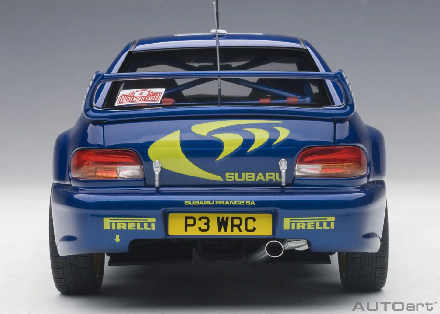 AUTOART Die-cast car model 1/18 Subaru Impreza WRC Rally of Monte Carlo  Static display car models