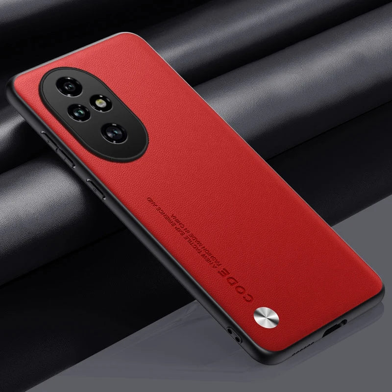 Luxury PU Leather Case For Honor 200 Pro Back Cover Matte Silicone Full Protection Phone Case For Honor 200 Lite 5G Honor200 Pro