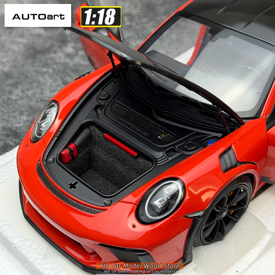 AUTOART 1/18 Porsche 911 (991.2) GT3 RS Weissach Package Car model  Send to a friend  Personal collection Static ornament