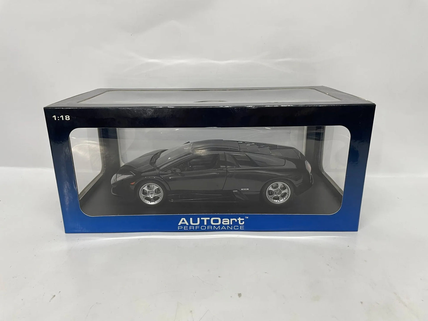 Autoart 1:18 Murcielago Black Simulation Limited Edition All Open Alloy Metal Static Car Model Toy Gift