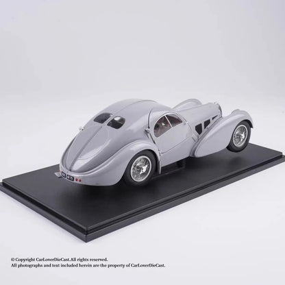 Solido 1/18 Bugatti Atlantic Type 57 SC 1937 Diecast Vehicle Model with Two Open Doors Limited Edition Cars Gifts