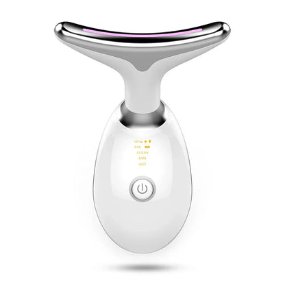 Face Neck Lift Beauty Device EMS Facial Massager LED Light Therapy Double Chin Remover Skin Rejuvenation Tightening Anti Wrinkle