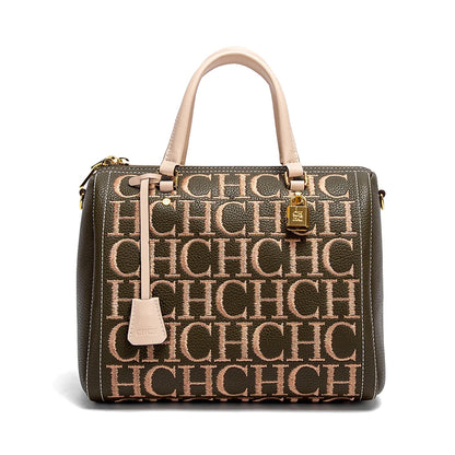 CHCH Women's Shoulder Bag New Embroidered Letter Design Handbag Women's Tote Bag