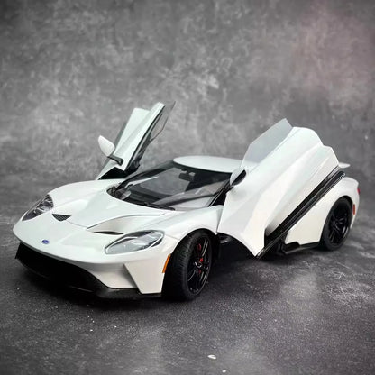 AUTOART 1:18 scale Ford GT ABS material Full Open car model Static Display Holiday gift collection Sports car model