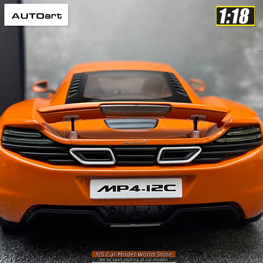 AUTOART Diecast car model 1/18McLaren MP4-12C Static display car models  Collect festival gifts