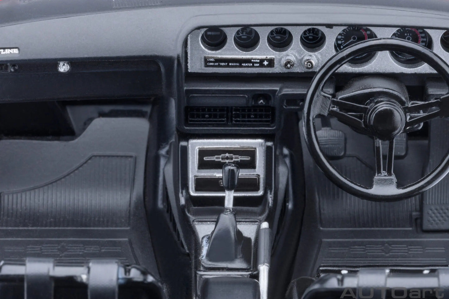 NISSAN SKYLINE 2000 GT-R (KPGC110) TUNED VERSION RS WATANABE WHEEL AUTOart 1/18 Static display model gift collection